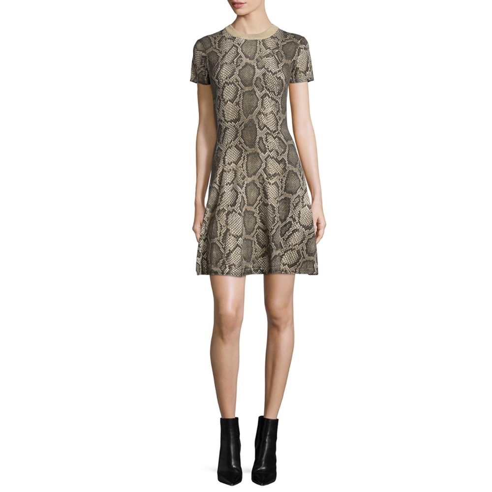Michael Kors Python Sweater Dress M - image 2